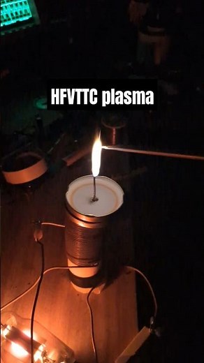 i made a candle that shoots plasma #engineering #plasma #flame #dangerous #electronics