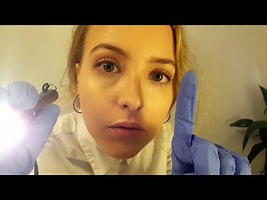 ASMR: Cranial Nerve Exam Role Play with Latex Gloves and Personal Attention