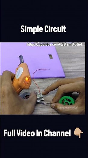 DIY Simple Circuit | School Project STEM Science #howtomake #schoolproject #diy #scienceproject