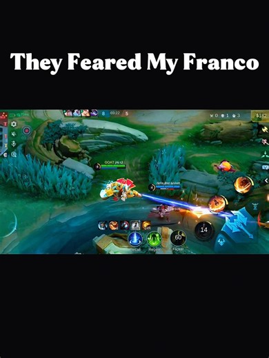 Franco Hooks = Instant Death 💀#francohook #mlbb #mobilelegends