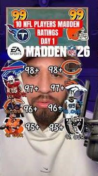 Trying to get 10 NFL Players Madden 26 Ratings #nfl #madden26