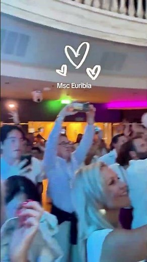 Feel the magic in the air aboard Msc Euribia with msc friend wim hellinx #msceuribia #msgicintheair