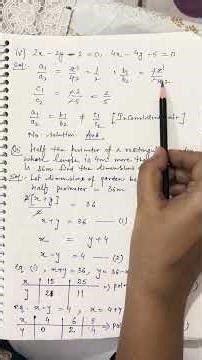 Class 10 Maths, Ex 3.1 Q4 (iv) | Solve Linear Equations Fast | 2x − 2y − 2 = 0 & 4x − 4y − 5 = 0