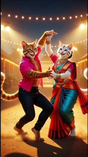 UNBELIEVABLE! Cats Dance to Manmadha Raasa 🔥 Best Indian Folk Dance Visuals