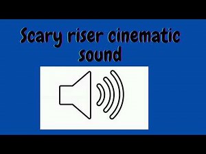 Scary riser cinematic sound