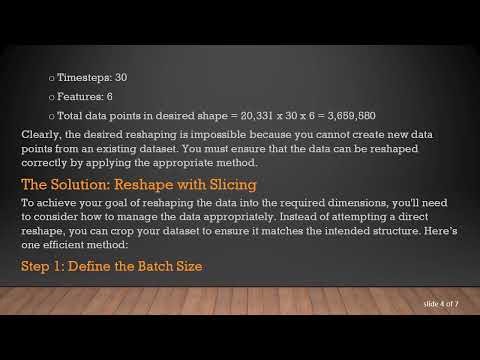 Converting Time Series Data into Proper Time Steps with Python numpy