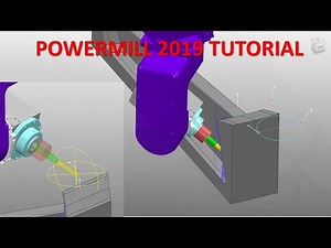 PowerMill 2019 Tutorial #70 | Dynamic Machine Control 5 Axis Milling