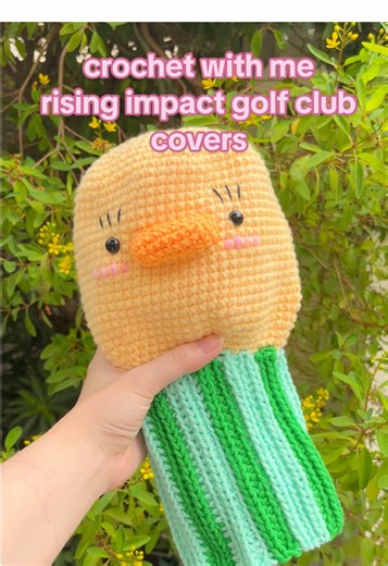 Custom Crochet Golf Club Covers Commission