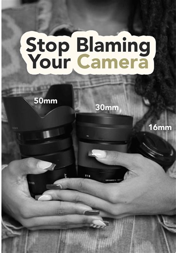 ‼️Quick camera note (this matters 👇🏽) Before choosing a lens, it helps to understand whether you’re using full-frame or APS-C, because it affects image quality and how your shots look. 📸 Full-frame cameras They perform better in low light, have wider dynamic range, and make it easier to get a shallow depth of field (more background blur). They usually cost more and are larger, but they deliver higher overall image quality and a more professional feel. 📸 APS-C (crop) cameras They’re more affo