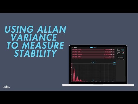 How to use Allan variance to measure stability