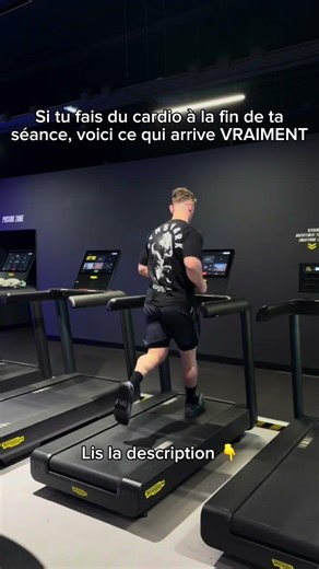 Tu fais ton cardio après la muscu ?