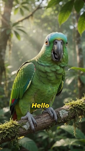 Talking Parrot Reveals Amazing Secrets | Smartest Bird Ever! 🦜#shorts