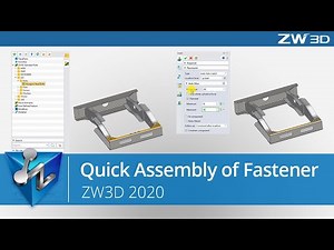 ZW3D 2020: Quick Assembly of Fastener