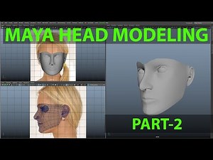 Head Modeling in Maya (Female) l Part-02