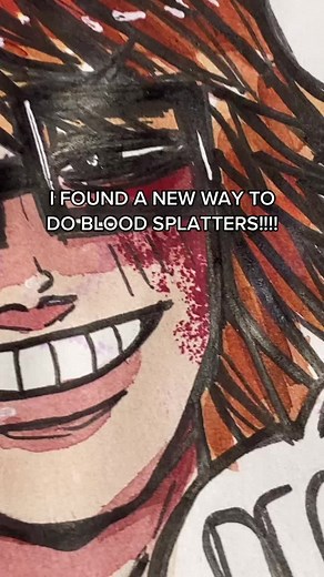 Easy Blood Splatter Art Tutorial