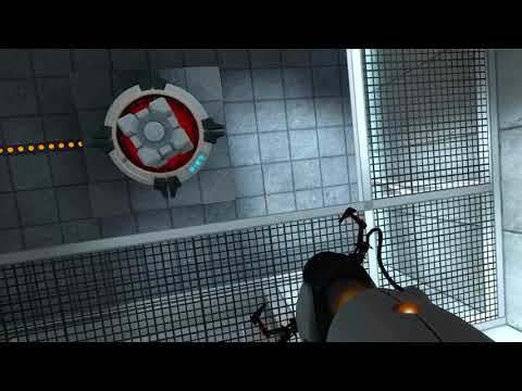 Portal – Level 13 | Double Cube, Energy Pellet & Moving Platform