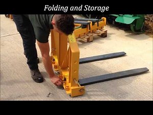 D700 Pallet Forks demonstrated by Farm Tech Supplies