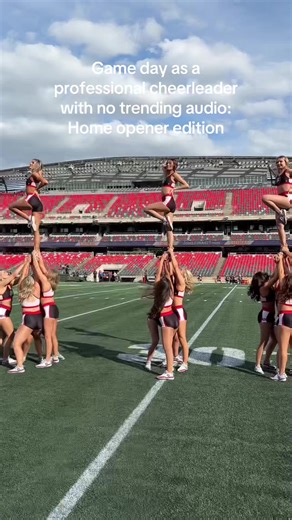 Exciting Home Opener as a Cheerleader