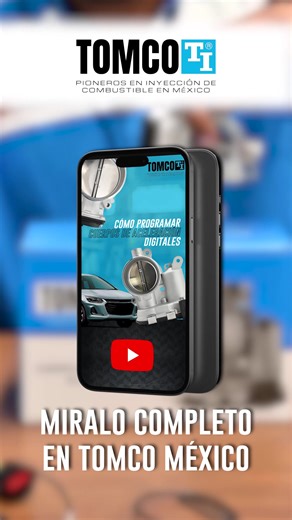 Visita nuestro canal de youtube y ve nuestro video completo: ¿CÓMO PROGRAMAR CUERPOS DE ACELERACIÓN DIGITALES? 👉TOMCO MEXICO #tallermecanico #autopartes #mecanica #refacciones #industriaautomotriz