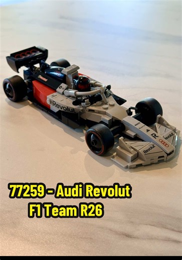 Build the Audi F1 Team R26 with LEGO