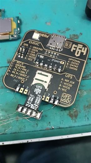 F64 isp pin out connect on. Samsung S10 plus about to undergo frp remove#android#easyjtagplus #f64