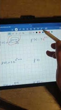 e-Funktion ableiten. Jeder Abiturient muss solche Funktionen ableiten #maths #mathematik #school