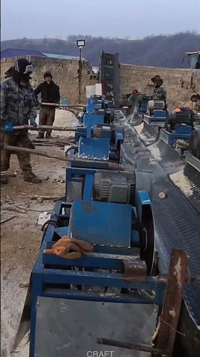 How a Wood Log Cutting Line Works | Pro Lumber Processing Hacks