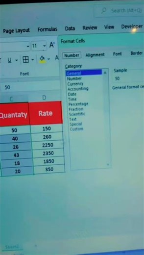 How to Add Units in Excel Cell
