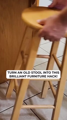 Everyone will be rethinking old kitchen stools after this GENIUS idea!