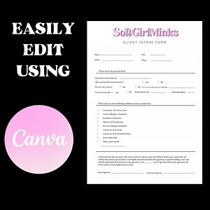 Client Intake Form, Lash Extensions Client Consent Form, Esthetician Client Intake Form, Beauty Professional Client Intake and Consent Form - Etsy UK