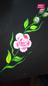 5.5K views · 575 reactions | Flower Pattern for Fabric Painting #fabricpainting #punjabisuits #pakistanifashion #trend | Fabric Creations | Facebook