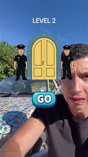 WHO'S BEHIND THE DOOR? 😂