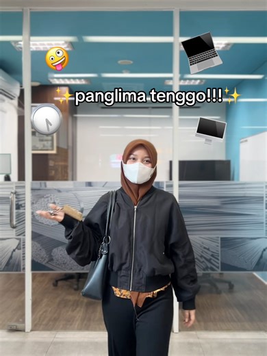 Lembur boleh, pulang tepat waktu wajib. Panglima TengGo selalu di hati. 🫡⏰ #worklife #corporatelife #tenggo #panglimatenggo #fyppp