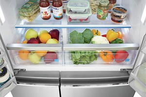 Frigidaire GRQC2255BF 36" 22 Cu. Ft 4 Door Refrigerator, Stainless Steel