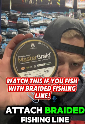 Braided Line Spooling Technique for Better Fishing