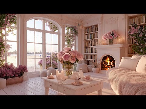 Afternoon in the Living Room - Relaxing Piano Music & Fireplace Ambience for Study, Work, or Sleep