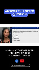 44K views · 719 reactions | Challenge yourself with this NCLEX Practice Question! | ReMar Nurse | Facebook