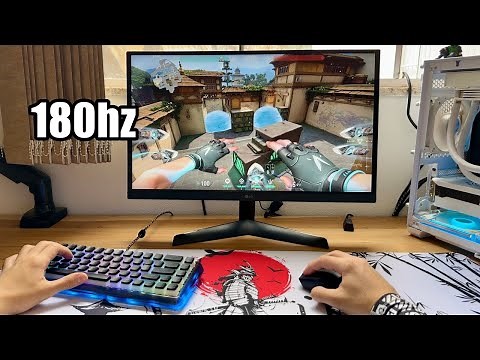 Testando o Novo Monitor LG UltraGear 180Hz IPS Custo Benefício