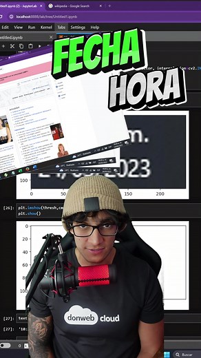Extrae texto OCR con python, tesseract y openCV. @Donweb Cloud & IaaS #programacion #tesseract #opencv #python