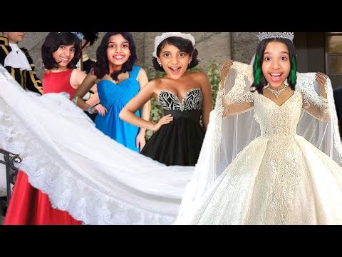 حفل زواج شفا ! اختيار فساتين البنات الجديدة !! شفا حلقة 122