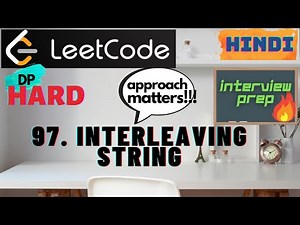 LeetCode 97. Interleaving String | Dynamic Programming | Coding Walk-through | Interview Prep 🔥