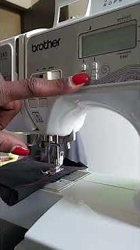 How to change the needle stop position on the brother SQ 9285