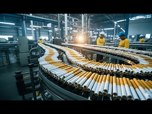 Inside the Cigarette Factory: The Complete Manufacturing Process (AI Visualization)