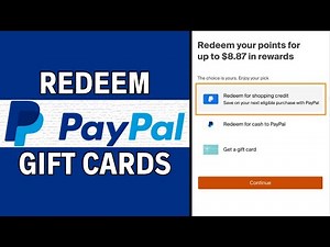 How To Use And Redeem PayPal Gift Cards | Latest Guide