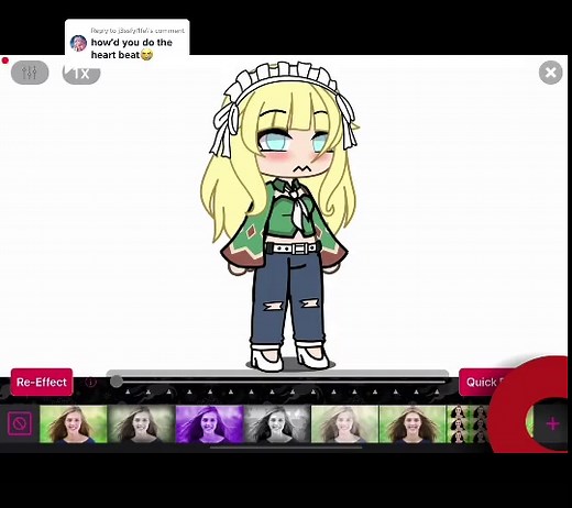 Gacha Life Tutorial: How to Edit Falling Down from Sky