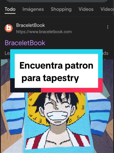Tutorial de como encontrar patrones o pixel art para tapestry. También de como guiarte a la hora de tejerlos. Tutorial completo en mi canal de yutu' #tapestry #patrones #pixelart #braceletbook #stitchfiddle