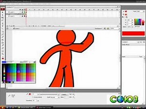 How to draw a 3d looking cartoon in Adobe flash CS3