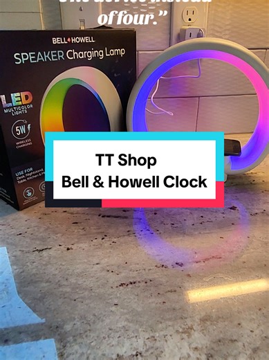 This Bell Howell all-in-one clock combines a Bluetooth speaker, wireless phone charger, alarm clock, and color-changing LED lamp into one compact device. Features easy touch controls for setting the clock and alarm, multiple LED light modes, clear speaker sound, and wireless charging that fits large phones. Ideal for bedrooms, offices, dorms, and a practical gift people actually use. #TikTokShopCreatorPicks #TikTokShopJumpstartSale #fanfavoritedeals #tiktokshopstockup #TechFinds