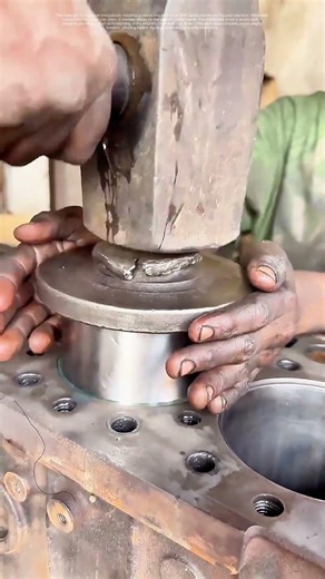 Sliding in Precision: The Art of Engine Sleeve Installation