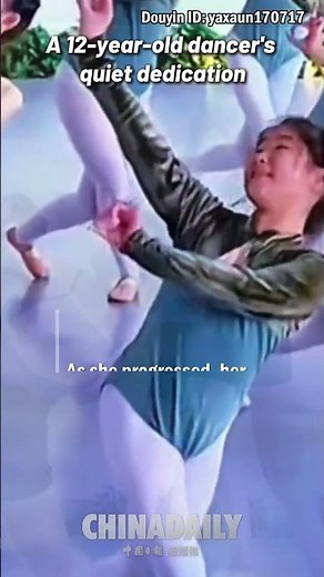 A 12-year-old dancer's quiet dedication